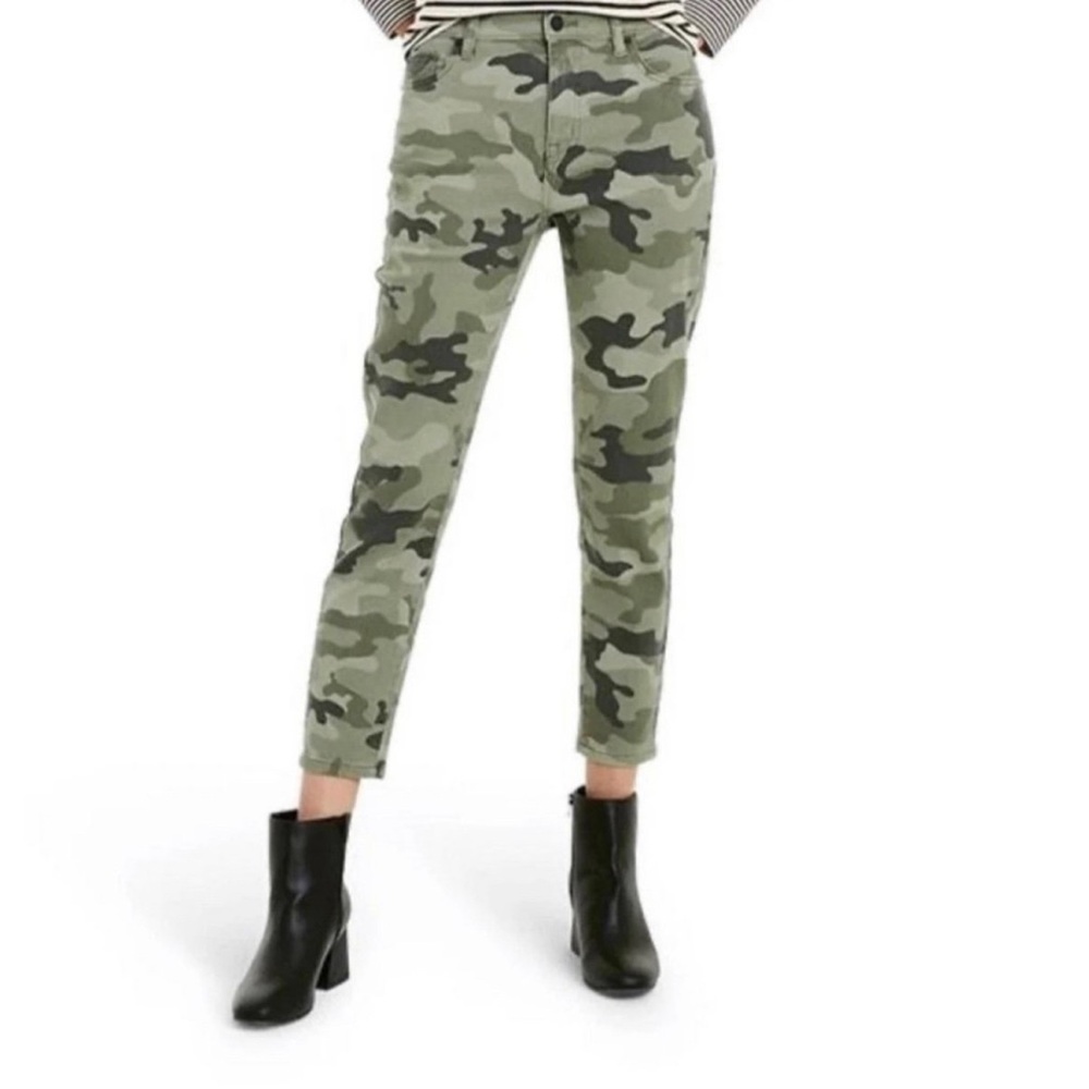 Nili Lotan x Target Women's Camo Print High-Rise Ankle Length Skinny Jeans sz 14